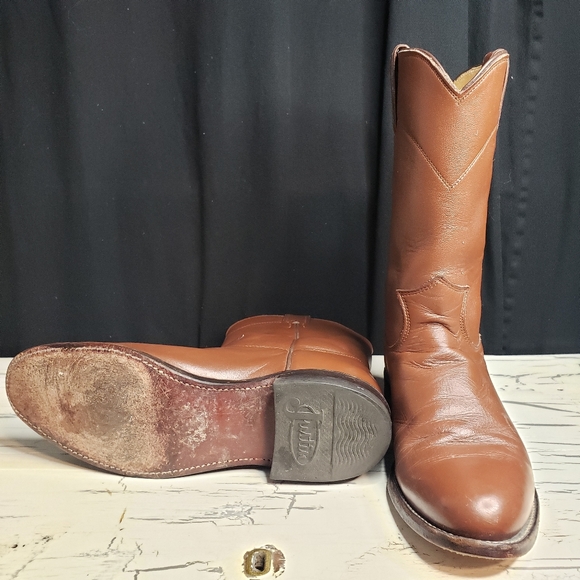 Vintage Justin Ropers - Brown in Women's size 7A - Picture 8 of 12